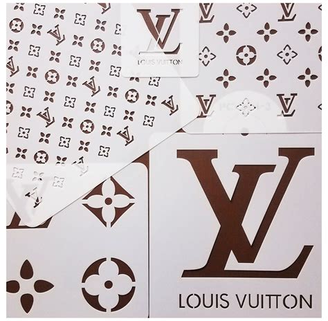 louis vuitton cake stencil for sale uk|Louis Vuitton stencil edible sheets.